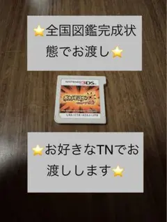⭐️TN指定可能⭐️ポケモンウルトラサン⭐️図鑑完成状態でお渡し⭐️