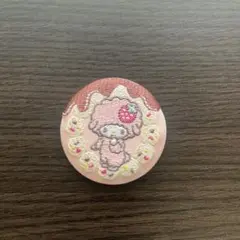 マイスウィートピアノ　刺繍缶バッジ