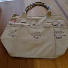 くまのプーさん トートバッグ ピグレット ティガー キャンバス ランチバッグ
