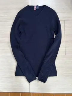 Ralph Lauren ネイビー 長袖ニット Mサイズ