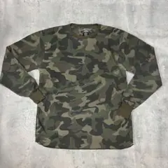 00s OLD GAP サーマル ワッフル ロンt カモ 迷彩 - メルカリ