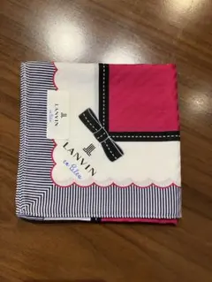 LANVIN en bleu ハンカチ