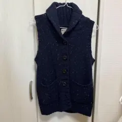HEART MARKET ネイビー ニットベスト　紺
