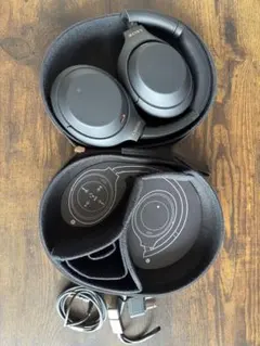 ソニー SONY MDR-1am2 シルバー ヘッドバンドラム革カスタマイズ
