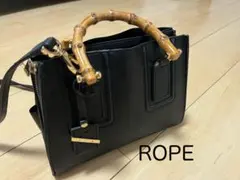 ROPE ロペ bag ショルダーバッグ ハンドバッグ　　　ブラックのサムネイル