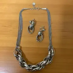 ネックレス&イヤリング　２点セット
