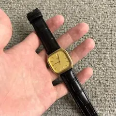 稼働90s vintage seiko ラウンド ゴールド メンズ腕時計qz - メルカリ