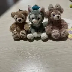 東京ディズニーリゾート ぬいぐるみストラップ 3種セット