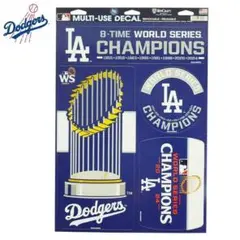 ロサンゼルスドジャースMLB公式ワールドシリーズチャンピオンシールステッカー