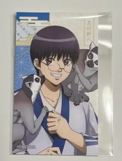 銀魂 銀魂わーるど 定春がんばるガラポン C賞 クリアシート 志村新八