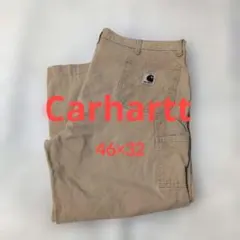 古着 Carhartt ベージュ ワークパンツ