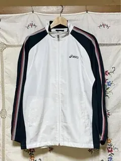 asics アシックス ジャージ ジャケット レトロデザイL トレーニング