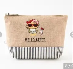 ★新品 ハローキティ ポーチ 日焼けキティ しまむら