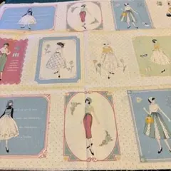 Couturiere クチュリエール パネル生地 シーチング 昭和レトロ