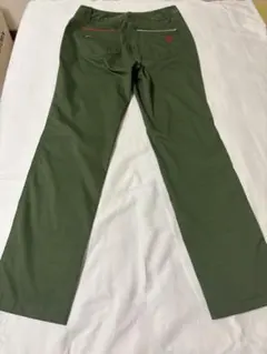 オリーブグリーン スリムフィットパンツ