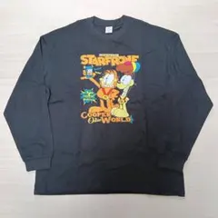 ストリート グラフィックTシャツ ブラック ビッグシルエット Y2K 
