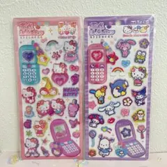 国内正規品 平成はっぴーフォン ハローキティ ミミー マイメロディ クロミ