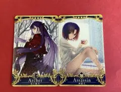 FGOアーケード fgoac 両儀式 浅上藤乃 最終fatal 全3種セット FGOアーケード fgoac 両儀式 浅上藤乃 最終fatal 全3種セット - メルカリ