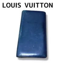 LOUIS VUITTON 　長財布　ウォレット　黒　トリプルV レザー