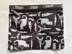 LeSportsac 猫とエッフェル塔　ポーチ　ネコ　猫　レスポートサック