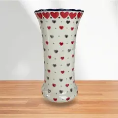 未使用　ポーランド食器　花瓶　ハンドメイド 花瓶・ケルセン -ポーリッシュポタリー（ポーランド食器）のお店