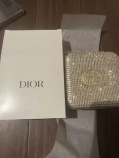 新品今期ノベルティDiorゴールドジュエリーポーチ ミラー付き