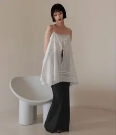 【お急ぎ発送‼️】ローリーズファーム 2way コットンレースミニワンピース