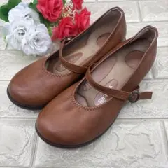 ❤️美品❤️Re:getA リゲッタ　ストラップパンプス　フラットシューズ　Sのサムネイル