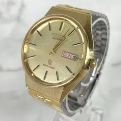 特殊文字盤】CITIZEN シチズン クリストロン 縦CQ OH済 電池新品