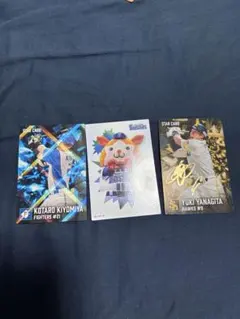 プロ野球チップス スターカード 3枚セット