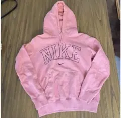 00s ナイキ　NIKE パーカー　ピンク　archive y2k Lサイズ