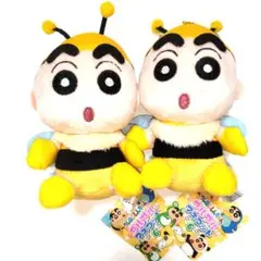 【レア】クレヨンしんちゃんブルブルマスコット6 ミツバチ ２体セット　匿名配送