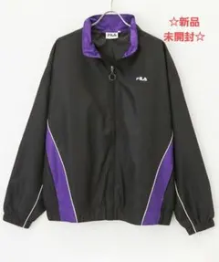 新品未開封☆「FILA ロゴ刺繍配色切替パイピング トラックジャケット」☆