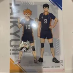 ハイキュー!! クリアファイル+缶バッジ