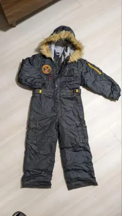 子ども用スノーボードウェア（グレー）