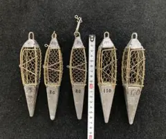 ［格安］コマセカゴ 真鍮製 70号 80号 110号 120号 5個セット