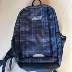 Coleman ブラックチェック柄 リュックサック