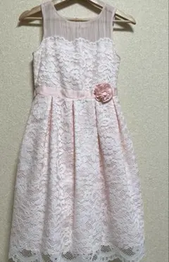 Jona Michelle 子供用 レースワンピース ピンク 140cm