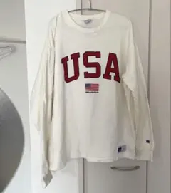 ラッセル　ロングTシャツ　ロンT 古着　ライトオンのサムネイル
