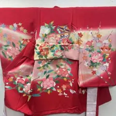 子供着物 手描き友禅 マリにチョウ柄（長襦袢付き） 着物スキ倶楽部 