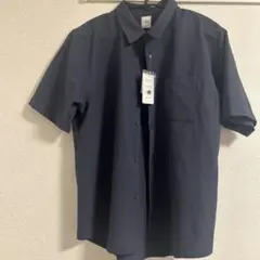 COEN ネイビー 半袖シャツ M