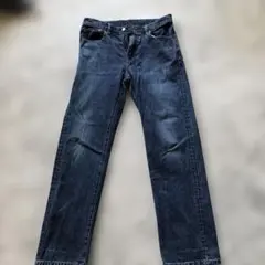 ダークブルー ストレートデニム UNIQLO