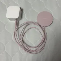 CALON マグネット式ワイヤレス充電器 ピンク