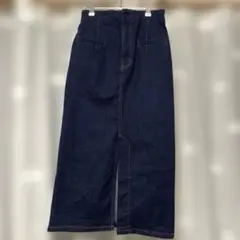 Vis デニムロングスカート　s ストレッチ