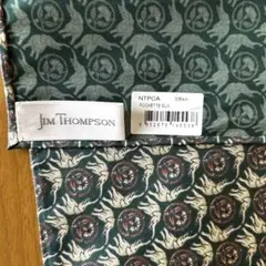 Jim Thompson ポケットチーフ シルク NTPCA 象柄
