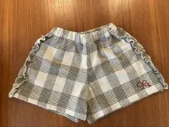 Hakka baby チェック柄ハーフパンツ