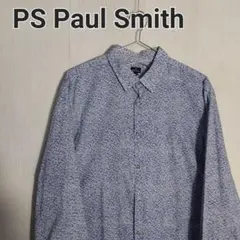 【古着】PS Paul Smith 長袖シャツ 総柄 小花柄 コットン 日本製