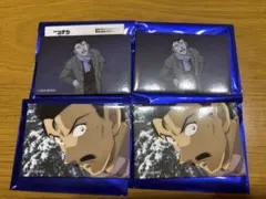 名探偵コナン劇場版28弾場面写トレーディングスクエア缶バッジ毛利小五郎4個セット