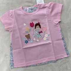 ファミリア リバティ Tシャツ ピンク 女の子 トップス 130 - メルカリ