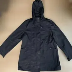 【美品】CHARGE レナウン薄手コート　ロングジャケット　黒　M